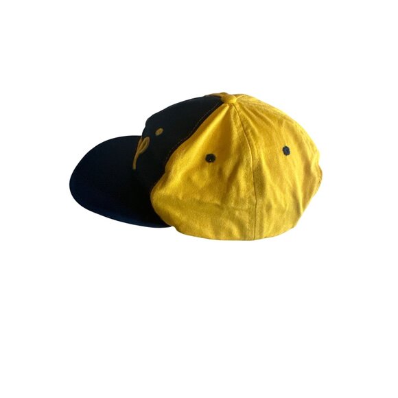 Vintage RFC Cal Snapback Hat Yellow & Blue Cotton Adjustable Baseball Cap - Picture 2 of 6